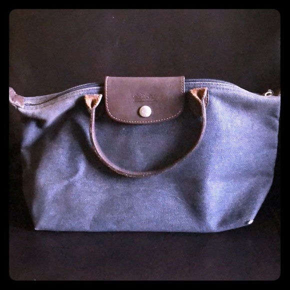 longchamp denim bag